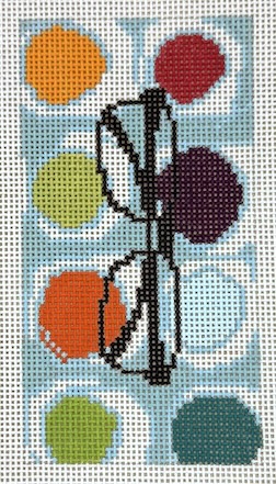 Pippin Studio - Colored Dots Eyeglass Case