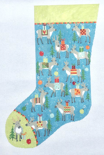 Pippin Studio - Reindeer Stocking