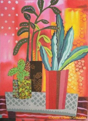 Melissa Shirley Needlepoint - Patio Table