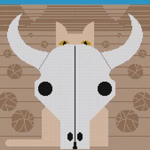 Charley Harper Needlepoint - Cat Carson