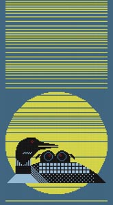 Charley Harper Needlepoint - Loonrise