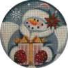 Rebecca Wood Designs -  Snowman Ornaments (4 Designs) - Image 2