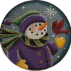 Rebecca Wood Designs -  Snowman Ornaments (4 Designs) - Image 3
