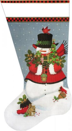 Melissa Shirley Designs - Acorn Snowman Sock