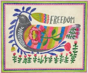 Kate Dickerson Needlepoint - Freedom Dove