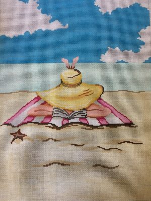 Patti Mann Needlepoint - Lady in Big Hat
