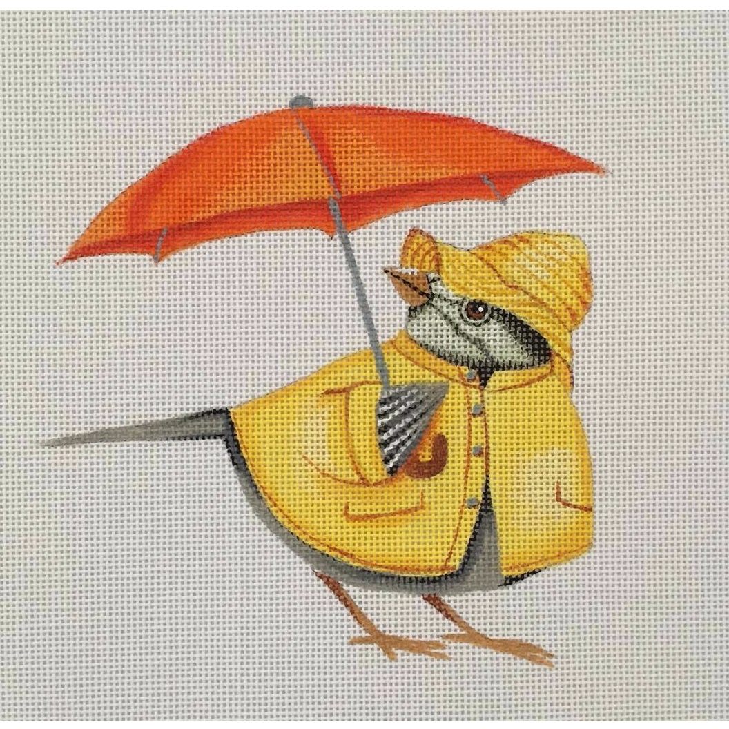 Hingham Square Needlepoint - Umbrella Bird - Needle Nook