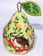 Kate Dickerson Needlepoint - 12 Days of Christmas Pears (12 designs)