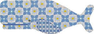 Melissa Shirley Needlepoint - Flower Whale