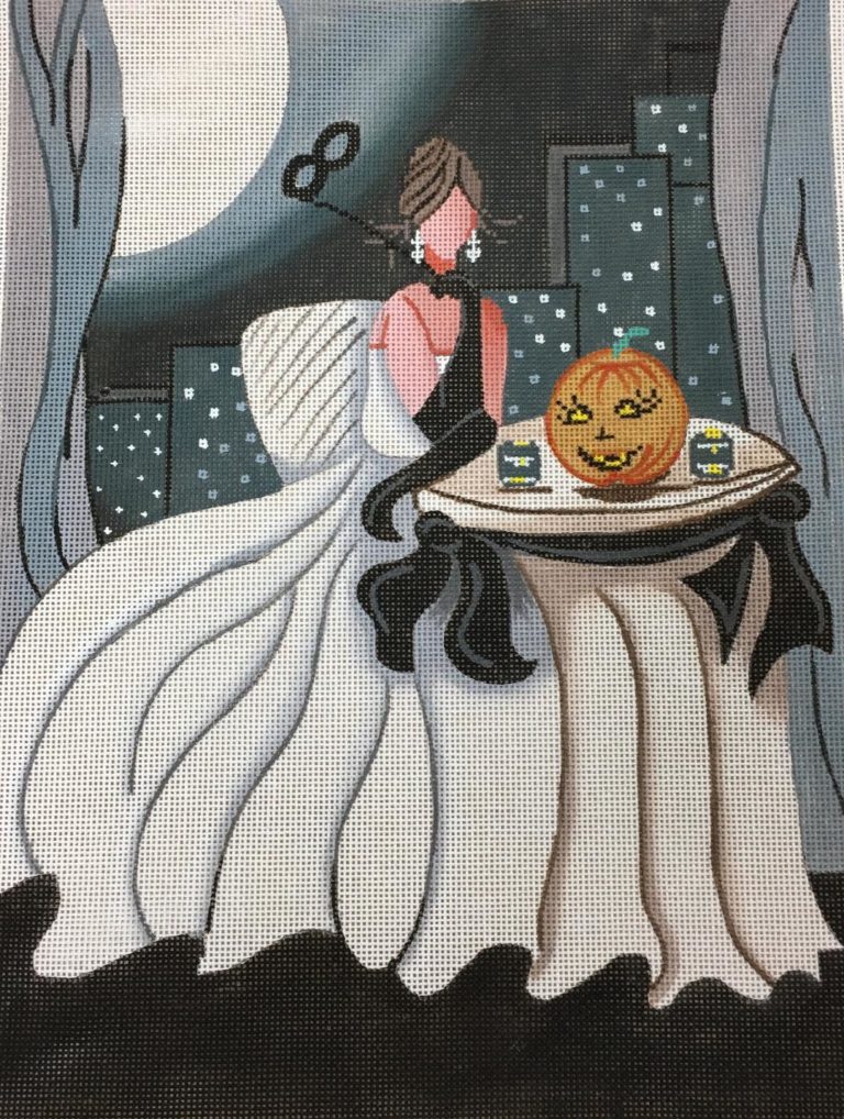 Patti Mann Needlepoint - Halloween Ball - Needle Nook