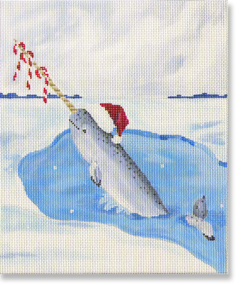 Scott Church Needlepoint - Narwhal - Needle Nook