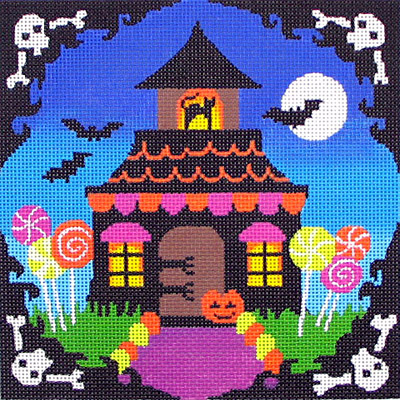 Vallerie Needlepoint Gallery - Haunted House