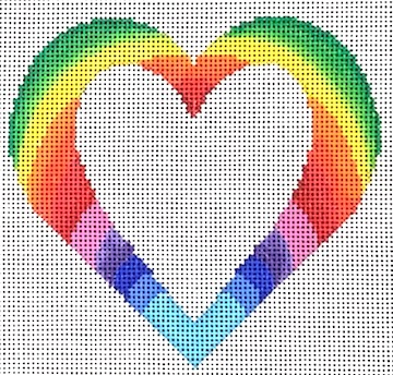Patti Mann - Rainbow Heart