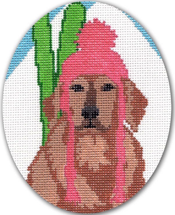 CBK Needlepoint Collections - Ski Bunny Dog