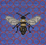 Vallerie Needlepoint Gallery - Bee on Honeycomb Insert