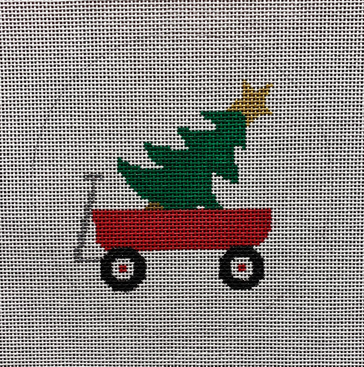 Vallerie Needlepoint Gallery - Radio Flyer Wagon