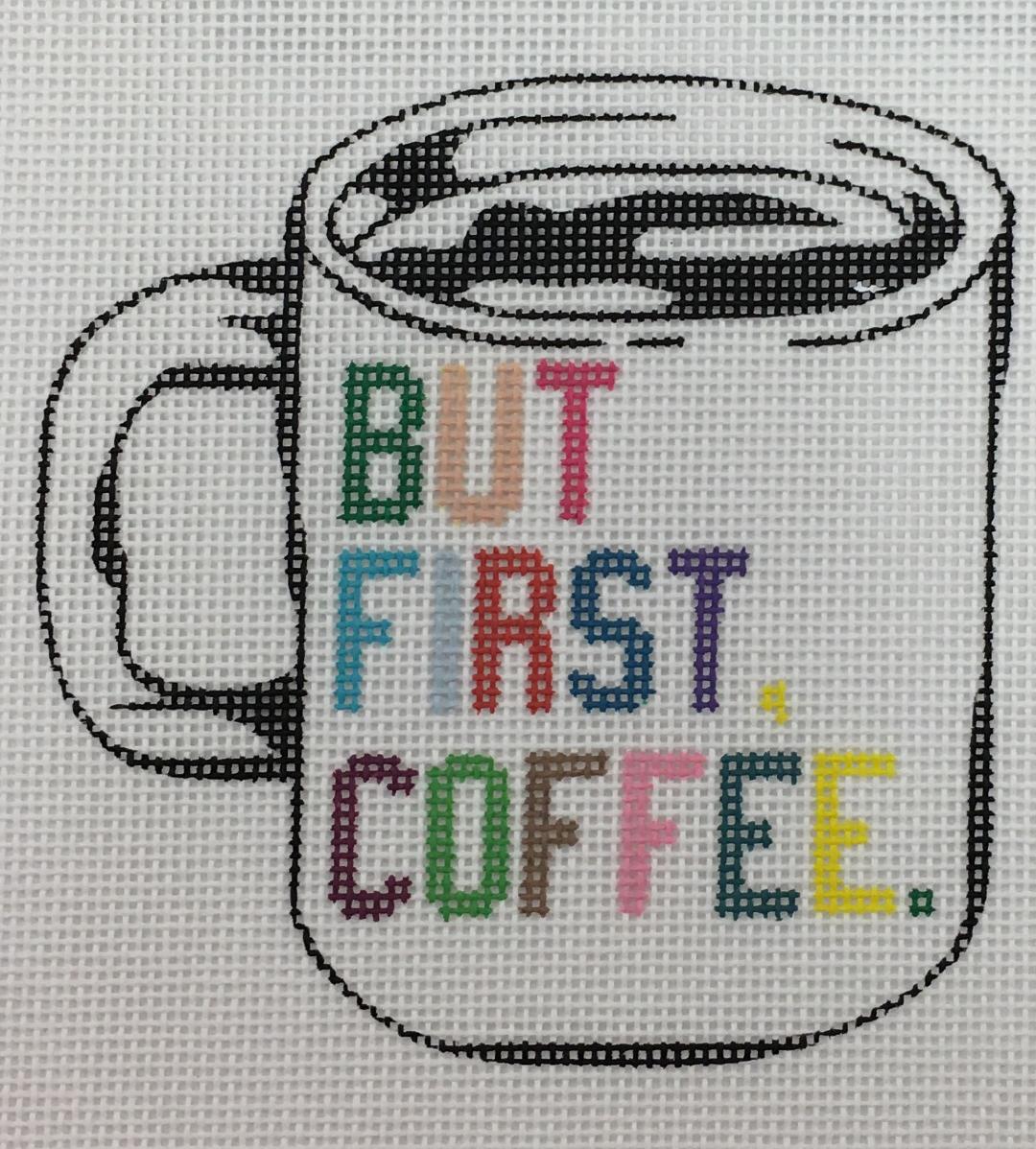 A. Bradley But First Coffee Needle Nook