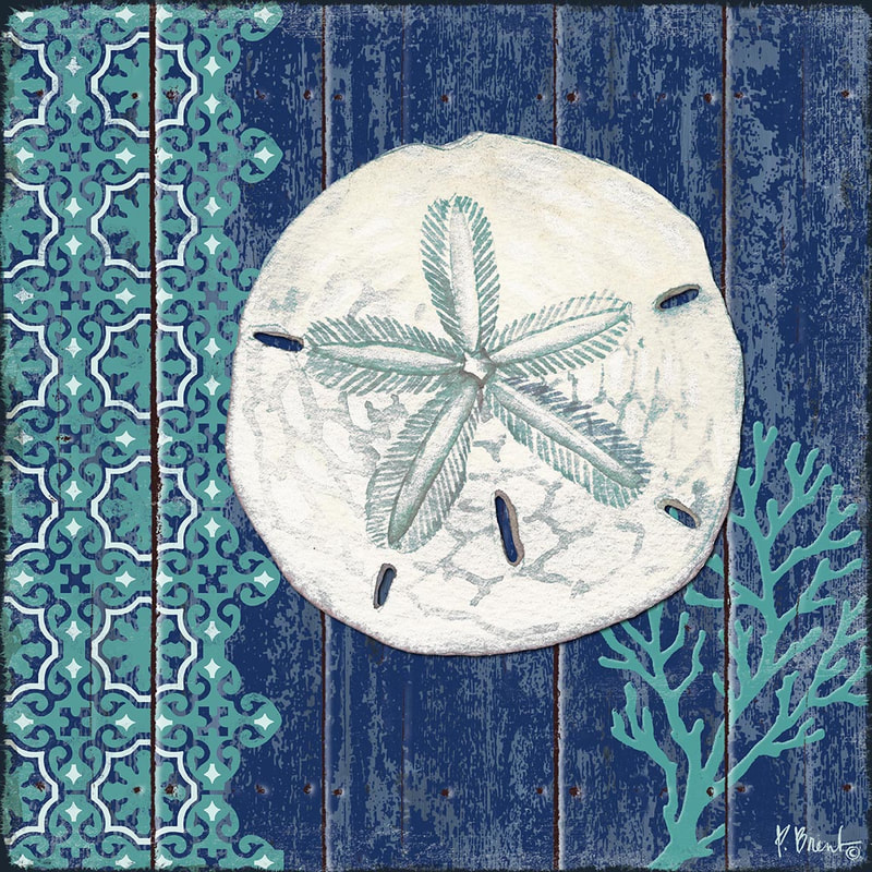 The Collection Designs - Indigo Sea I