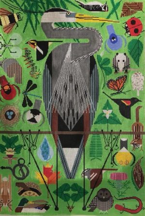 Charley Harper Needlepoint - Secret Sanctuary