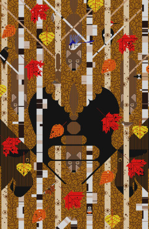 Charley Harper Needlepoint - Isle Royale