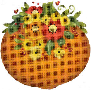 Melissa Shirley Designs - Pretty Pumpkin with Bouquet