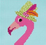 The Meredith Collection - Flamingo With Hat