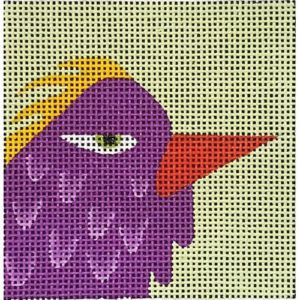 Zecca Designs - Purple Chicken Square