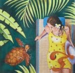 Colors of Praise - Woman Watching Turtle
