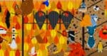 Charley Harper Needlepoint - Edge of Appalachia Autumn