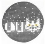 Charley Harper Needlepoint - Winter Watcher