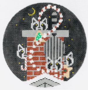 Charley Harper Needlepoint - Christmas Capers