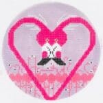 Charley Harper Needlepoint - Flamingo a gogo