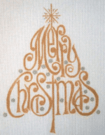 The Collection Designs - Merry Christmas in Gold and Silver