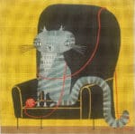 Maggie Co. - Seated Gray Tabby