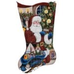Rebecca Wood Designs - Santa Presents, boy Stocking