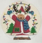Danji Designs - Santa Moose Ornament