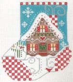 Danji Designs - Gingerbread House Mini Sock