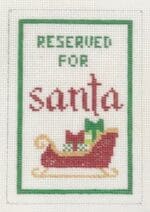 Kimberly Ann Needlepoint - Reserved for Santa