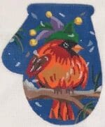 Julie Mar Designs - Cardinal in Carnival Hat
