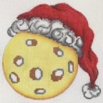 Patti Mann - Pickle Ball with Santa Hat