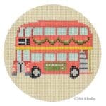 Kirk & Bradley Needlepoint - Christmas in London - London Bus