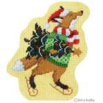 Kirk & Bradley Needlepoint - Fox & Fir Tree