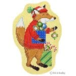 Kirk & Bradley Needlepoint - Fox & Baubles