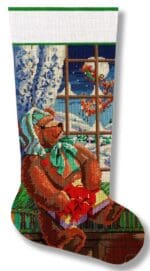 CBK Needlepoint - A Gift for Santa Stocking