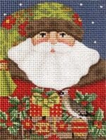 Melissa Shirley Designs - Forest Santa Ornament