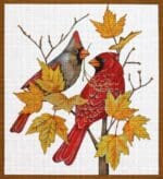 Melissa Shirley Designs - Autumn Cardinals
