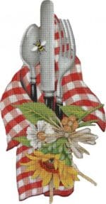 Melissa Shirley Designs - Red Check Place Setting
