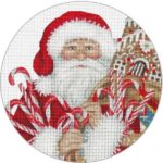 Melissa Shirley Designs - Santa Ornament