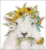 Melissa Shirley Designs - Floral Crowned Sheep