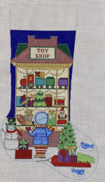 Alexa Designs - Toy Shop with Boy Stocking (7332)